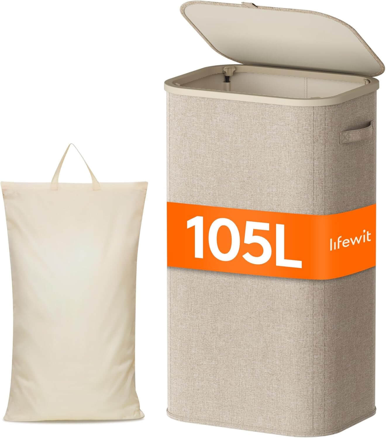 Lifewit Wäschekorb mit Deckel – 45% Rabatt