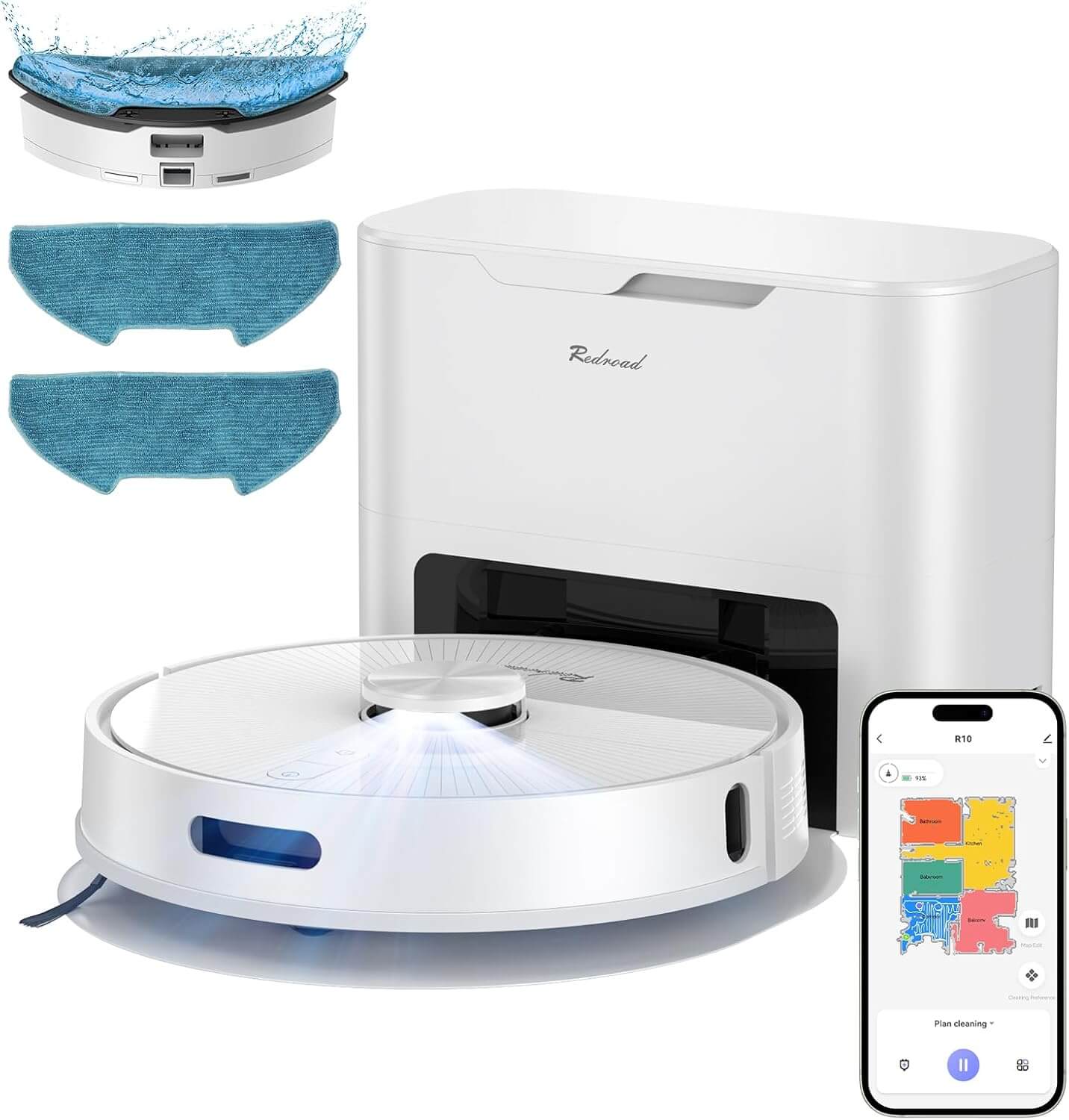 Redroad R10 Saugroboter mit Wischfunktion – 48% Rabatt