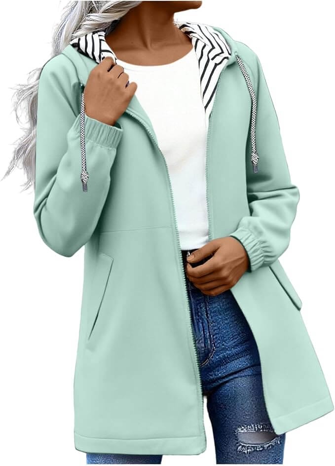 Damen Regenjacke – 50% Rabatt