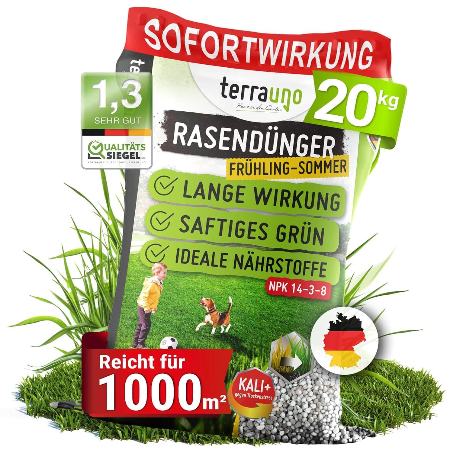 TerraUno Rasendünger – 29% Rabatt