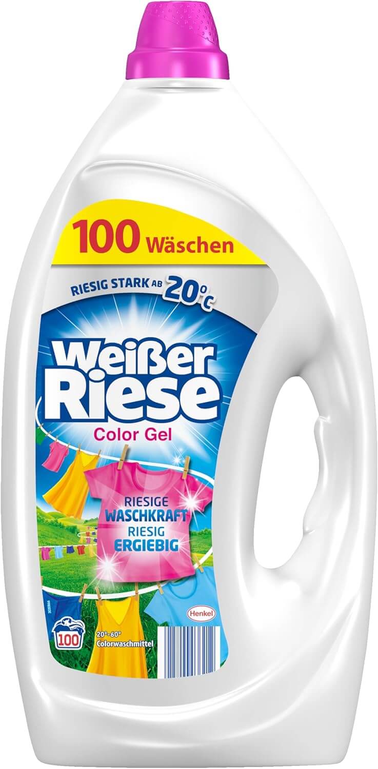 Weißer Riese Color Gel (100 Waschladungen) – 32% Rabatt