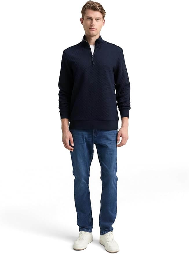 TOM TAILOR Herren Troyer Sweatshirt – 53% Rabatt