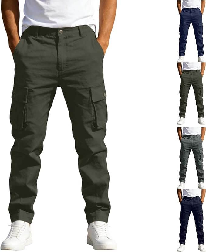 Herren Cargohose als Arbeits- und Outdoorhose – 75% Rabatt