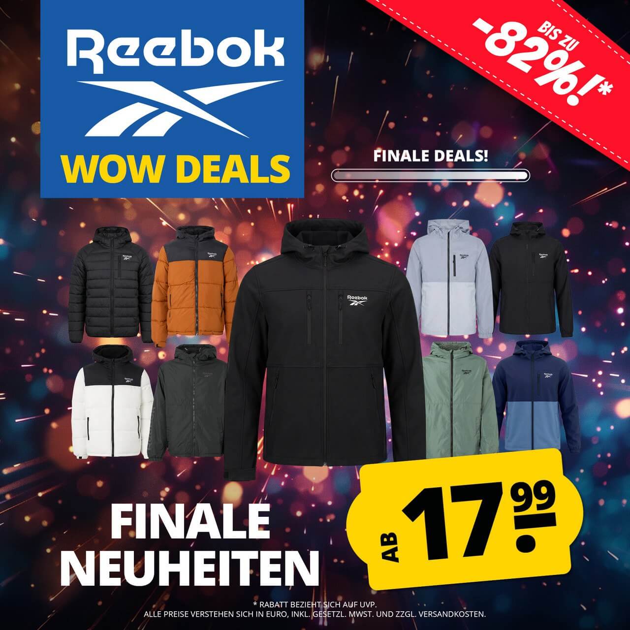FINAL REEBOK WOW DEALS – VIELE NEUHEITEN