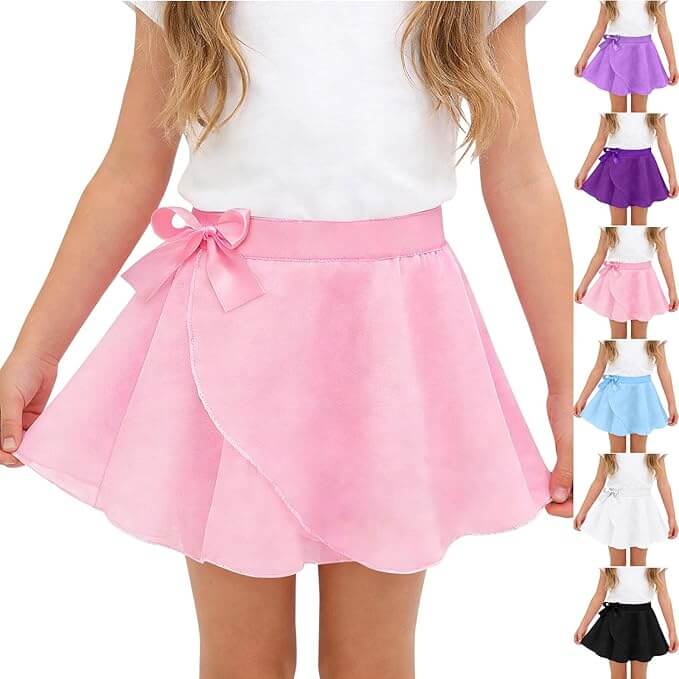 Kurzer Mädchen Rock mit elastischer Taille – 70% Rabatt