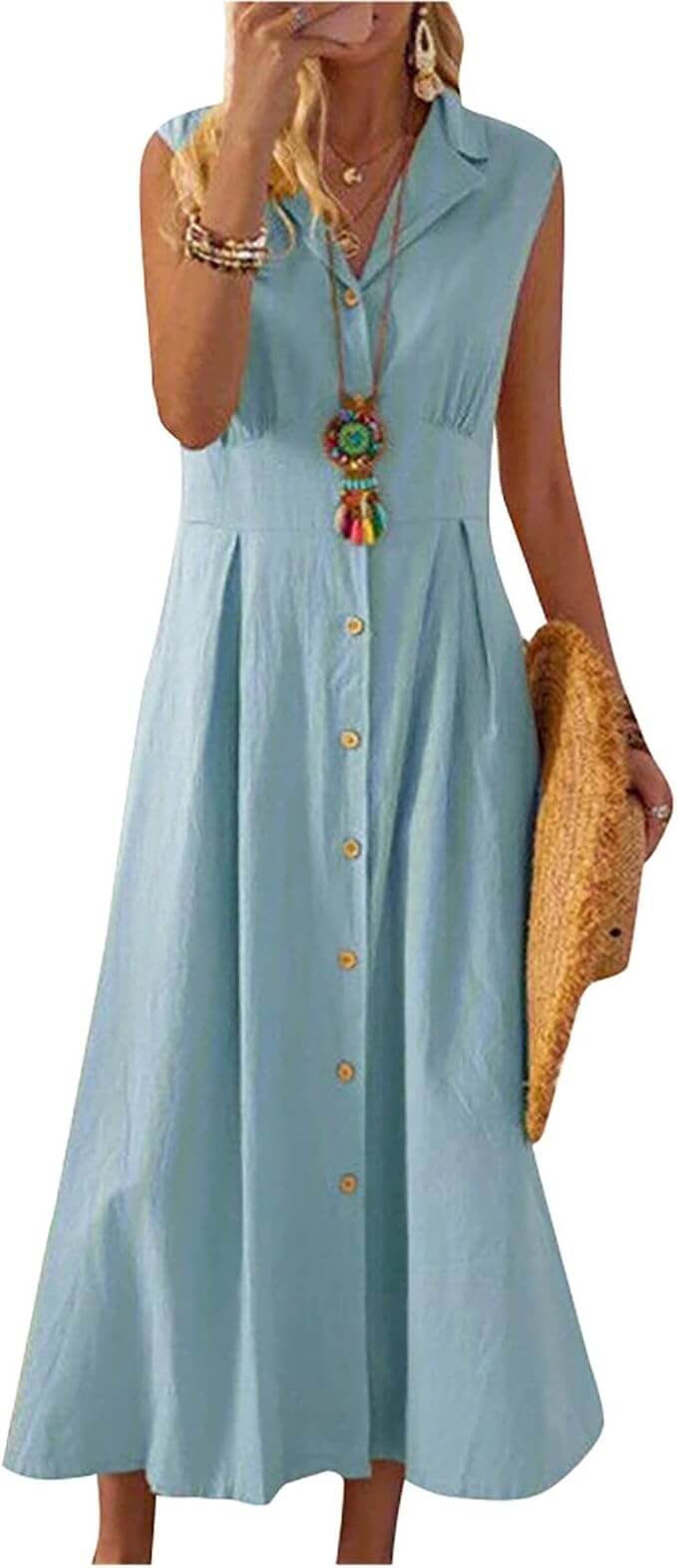 Schönes Maxikleid für viele Gelegenheiten – 30% Rabatt