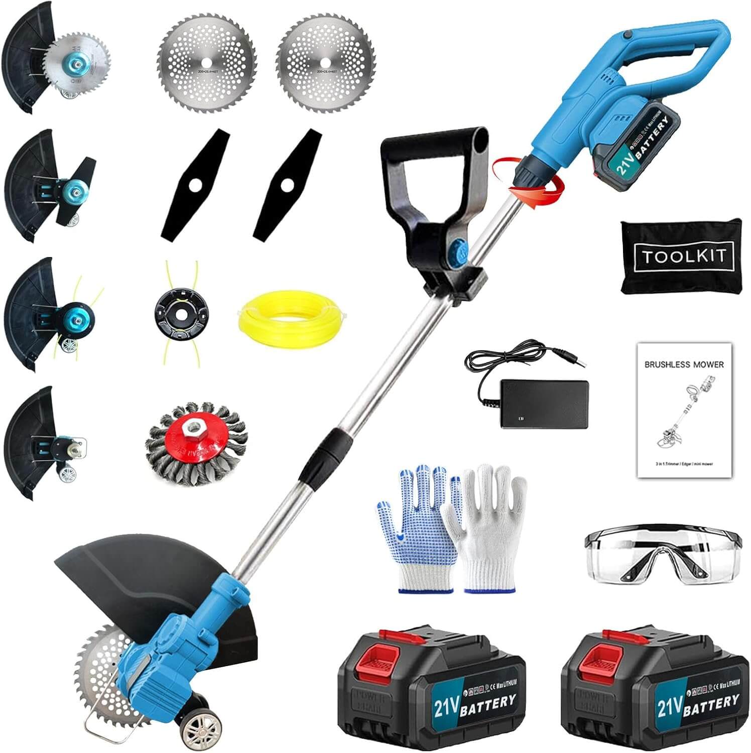 Akku-Rasentrimmer 4-in-1 mit 2 Akkus – 14% Rabatt