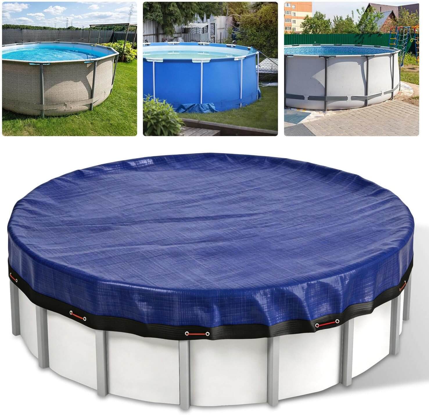 Poolabdeckung Rund Ø 366 cm – 30% Rabatt